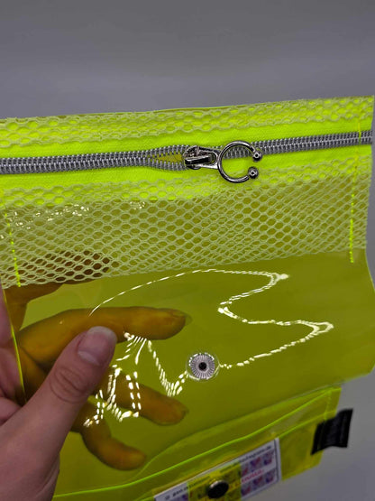 Jelly Tabakbeutel, Transparent, neon gelb