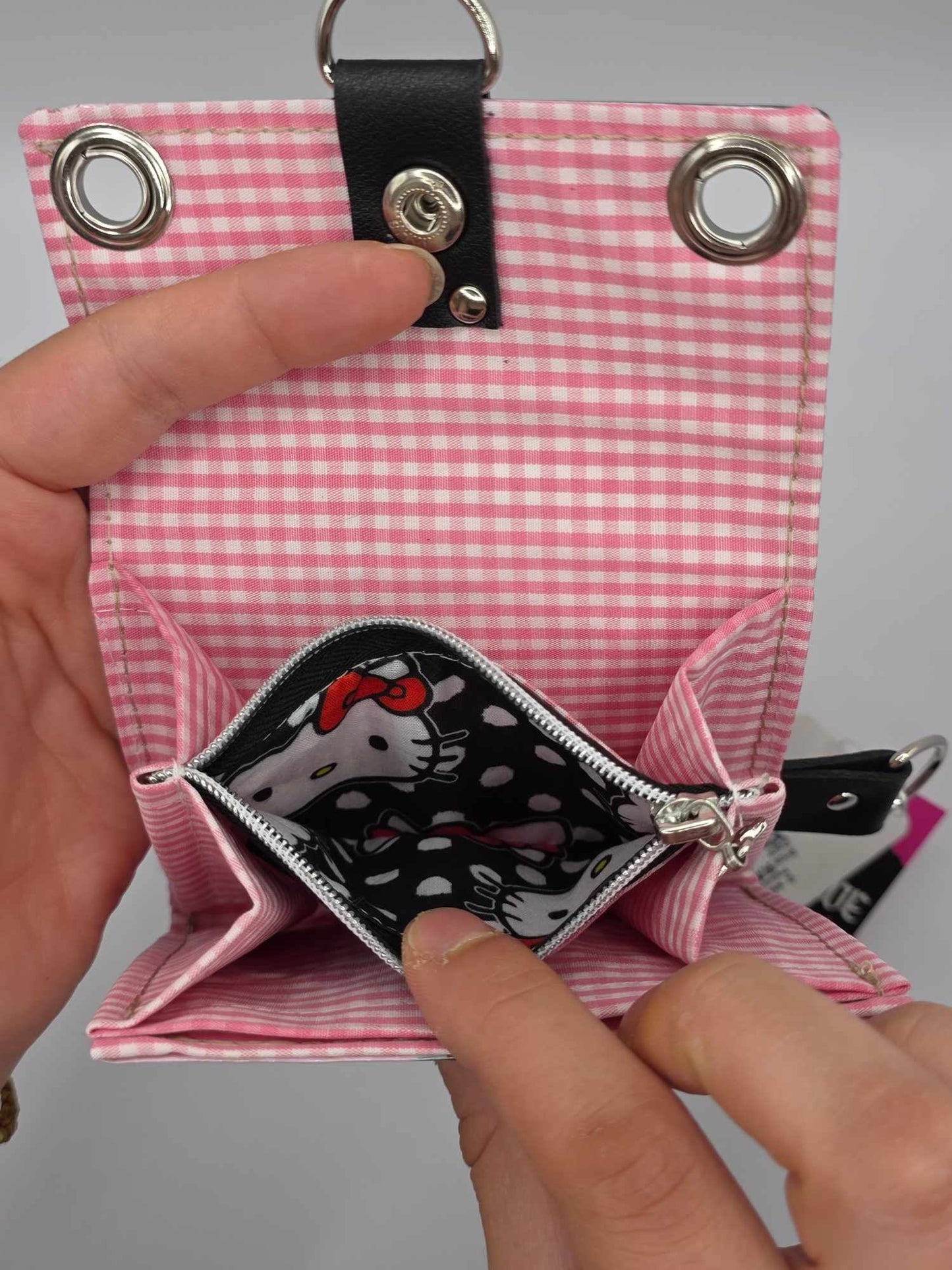 W19.5 wallet - upcycled ✨️holo punkte✨️