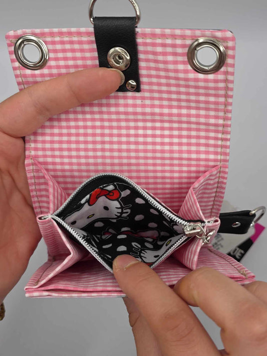 W19.5 wallet - upcycled ✨️holo punkte✨️