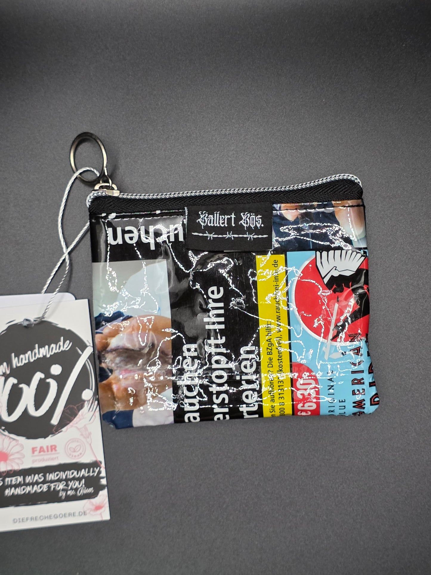 Mini zip wallets - Upcycled