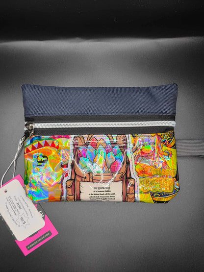 TB2.4 Trippy Zip Bag - upcycled, dunkelblau
