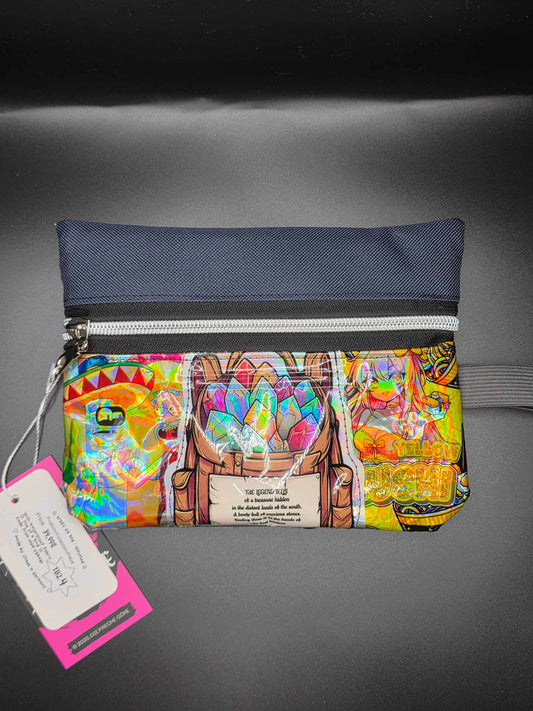 TB2.4 Trippy Zip Bag - upcycled, dunkelblau