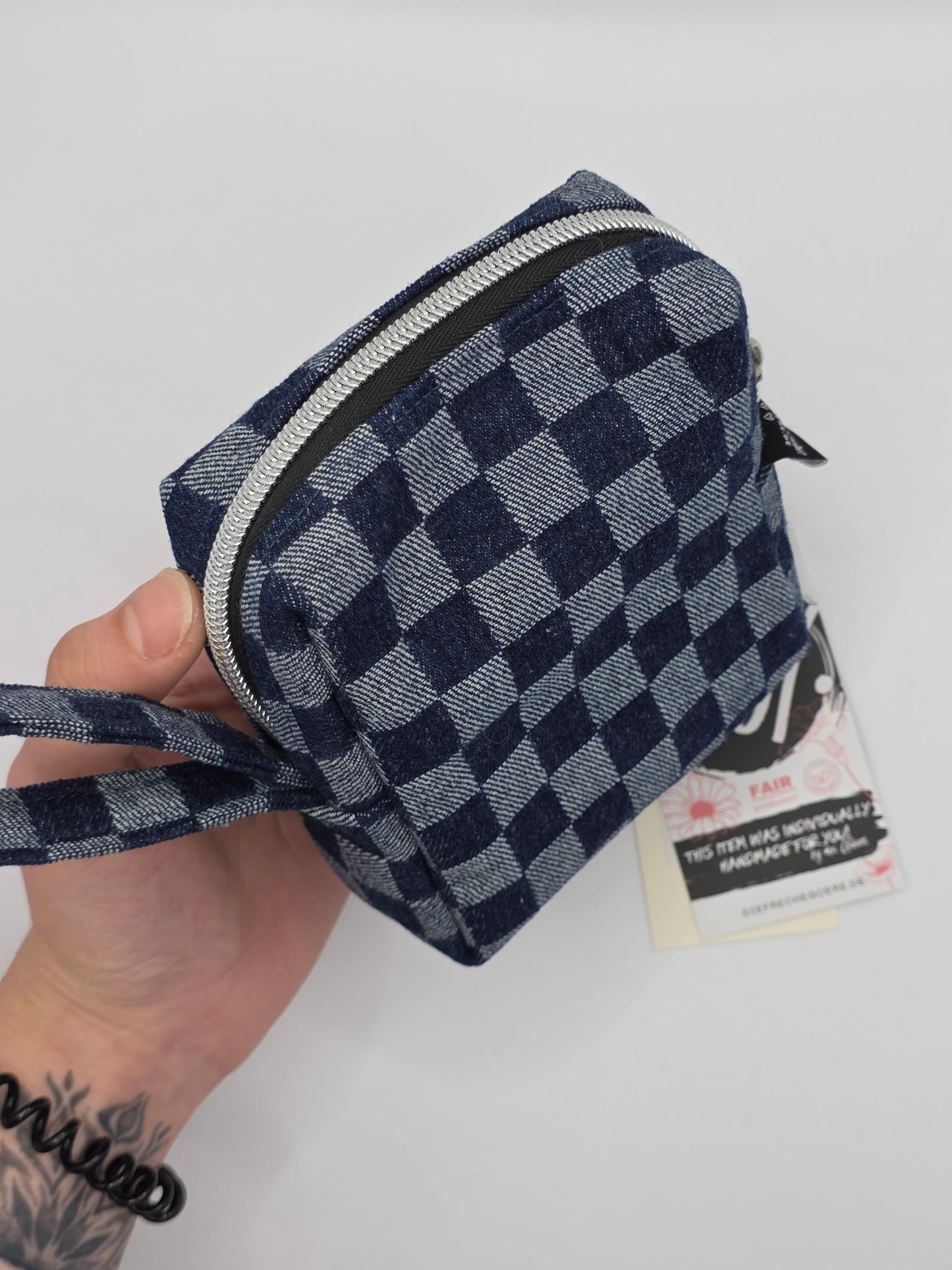 Boxy Bag - Chess - blue