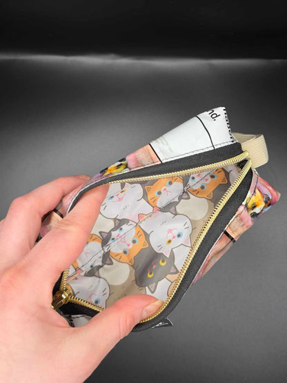 BB4.2 Boxy Bag Pencil Case - upcycled
