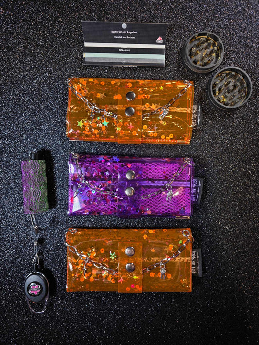 ☆ Shaker Jelly Tabakbeutel, Transparent, Spooky Halloween Editions