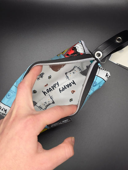 Upcycled Boxy Bag - Pencil Case