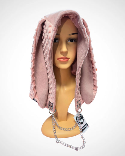Bunny Hood, pink