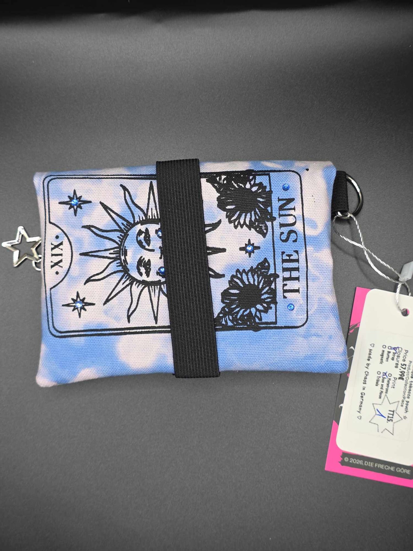 TT15.1 Tabaktasche, Tarot - Rhinestones