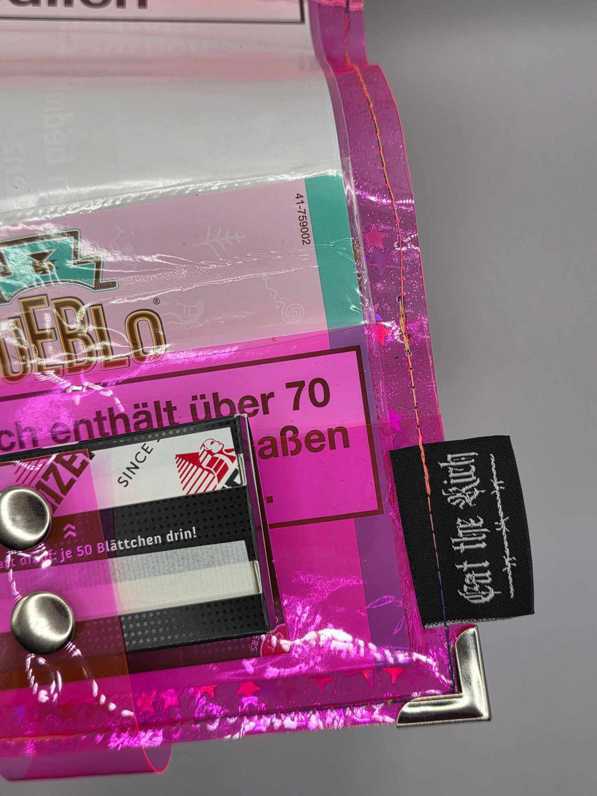 ☆Shaker Jelly Tabakbeutel, Transparent, pink Nr. 1