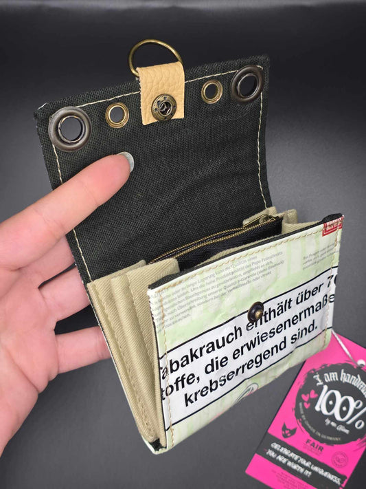 W16.11 wallet - upcycled, cats
