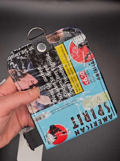 W12.5 wallet - upcycled, Hallo Katze