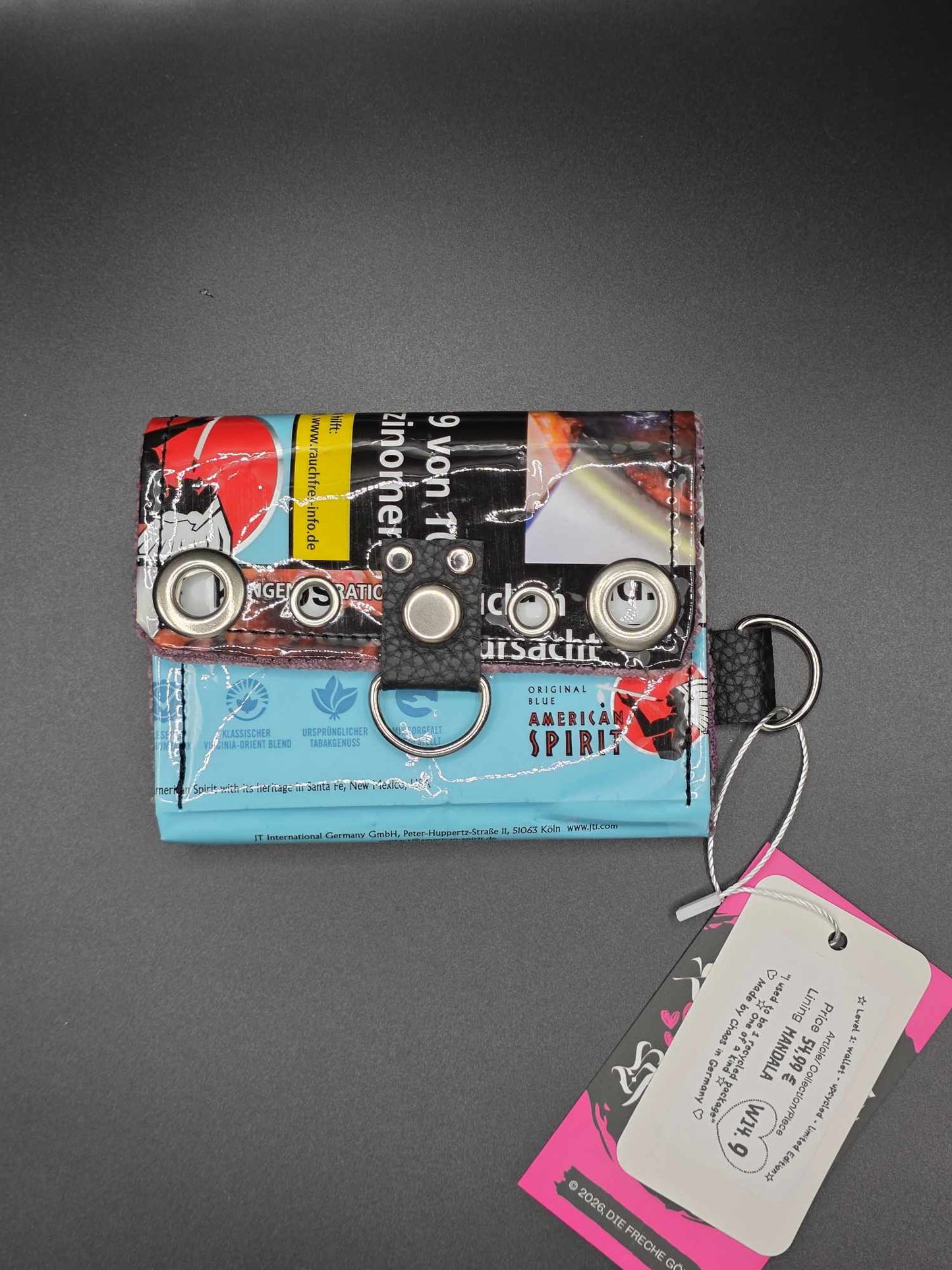 W14.9 wallet - upcycled, mandala