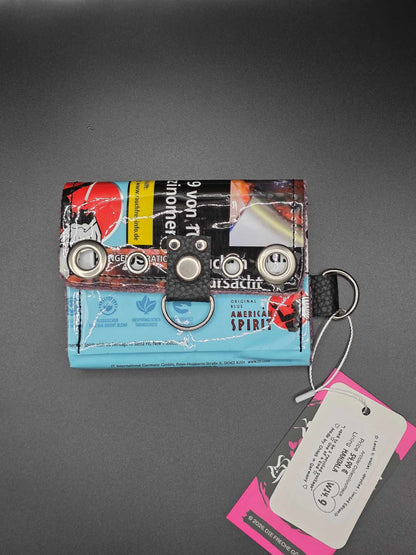 W14.9 wallet - upcycled, mandala