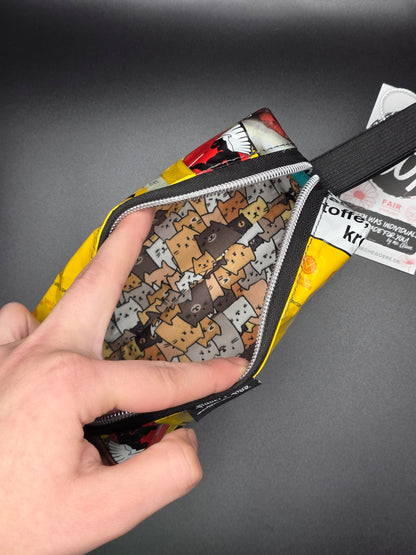 Upcycled Boxy Bag - Pencil Case