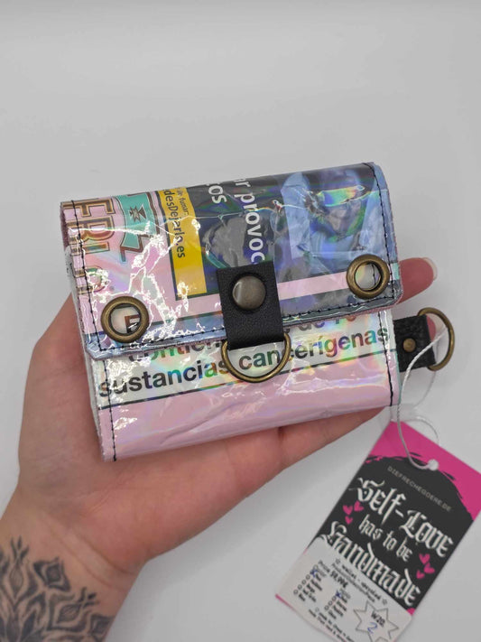 W20.2 wallet - upcycled ✨️holo✨️