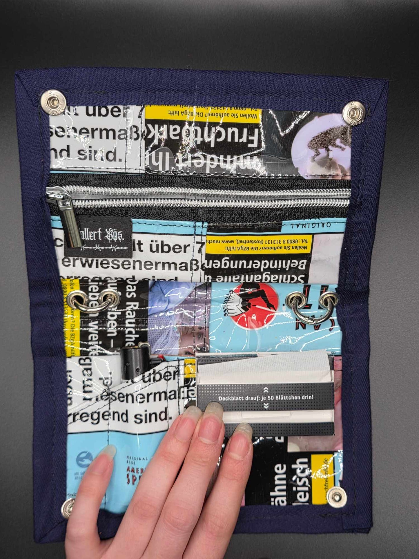 TT12.1 Tabacco pouch - Upcycled