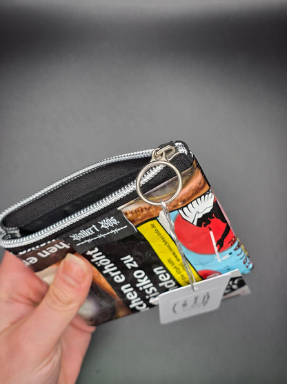 Mini zip wallets - Upcycled
