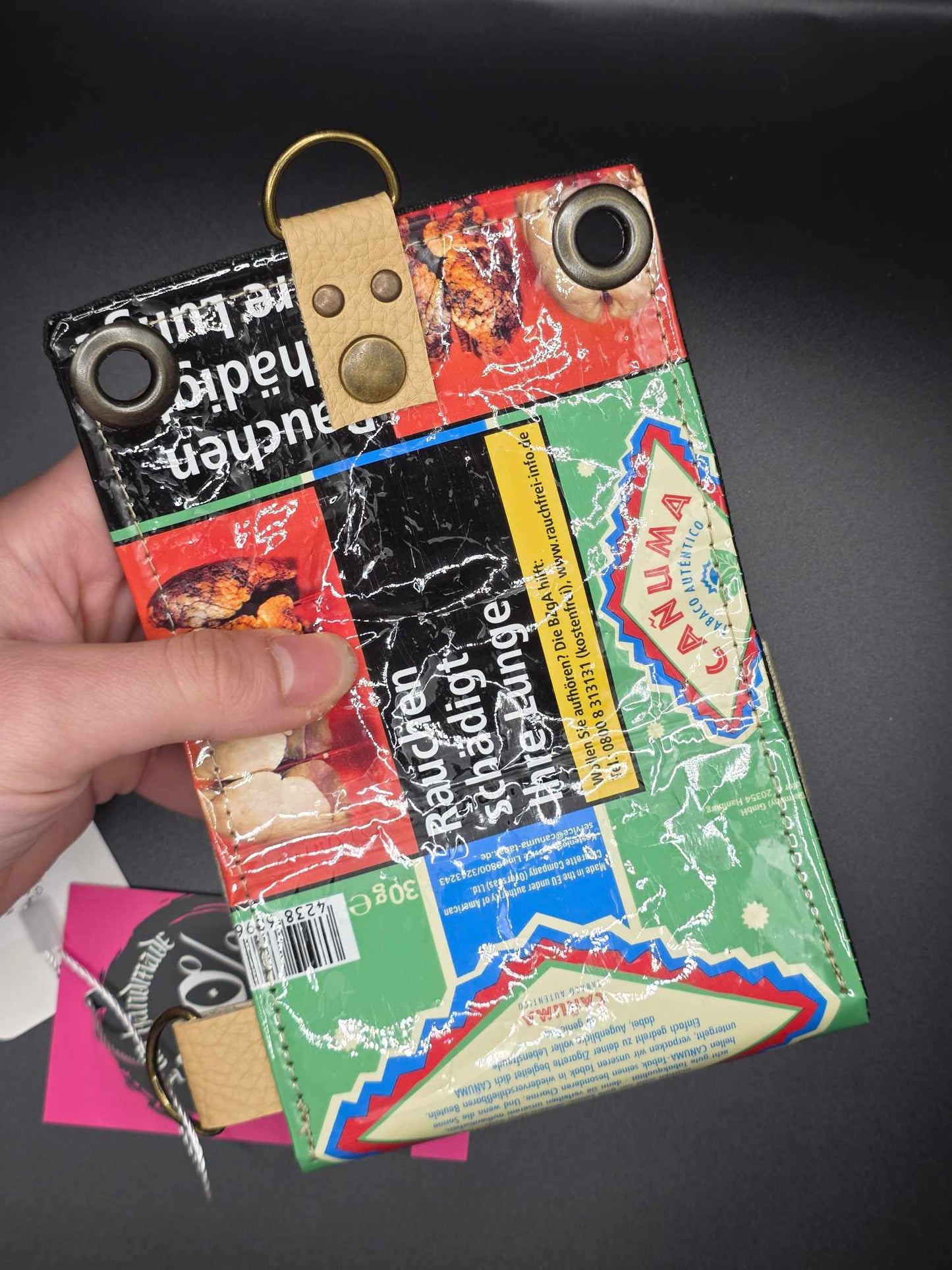 W16.14 wallet - upcycled, jungle