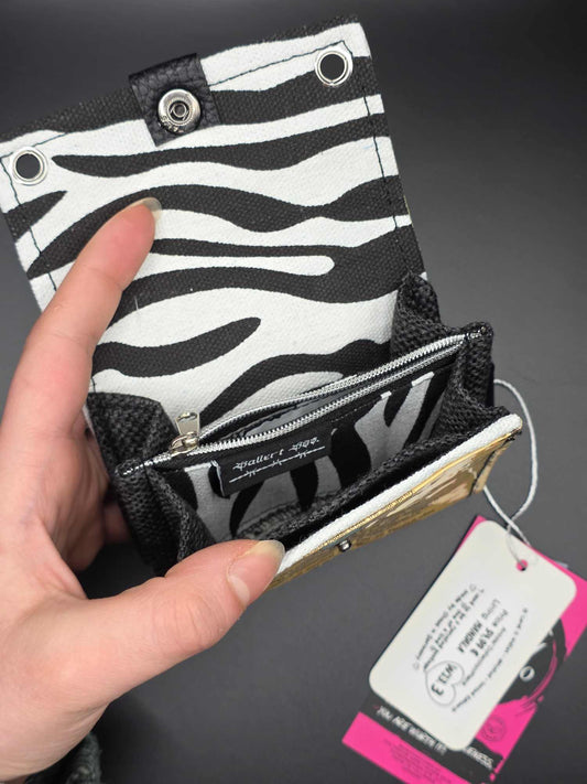 W13.3 wallet - upcycled, mandala