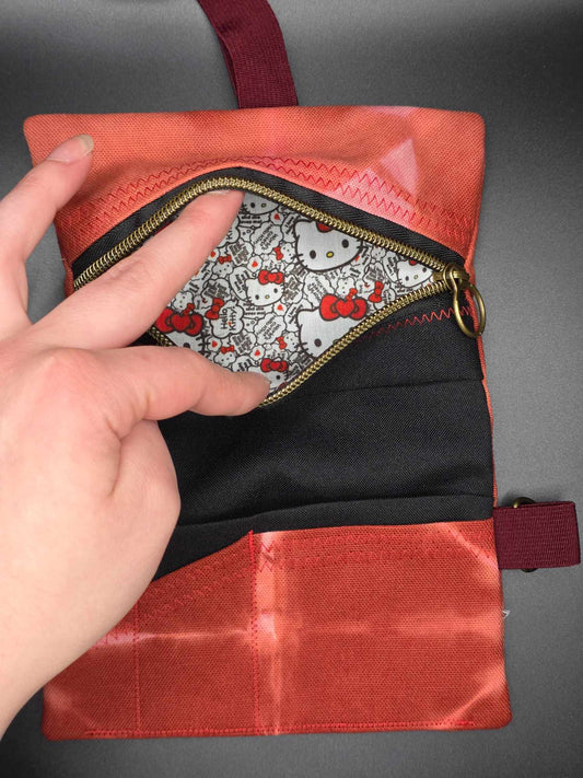 TT13.9 Tabacco pouch, Tarot cards - Rhinestones