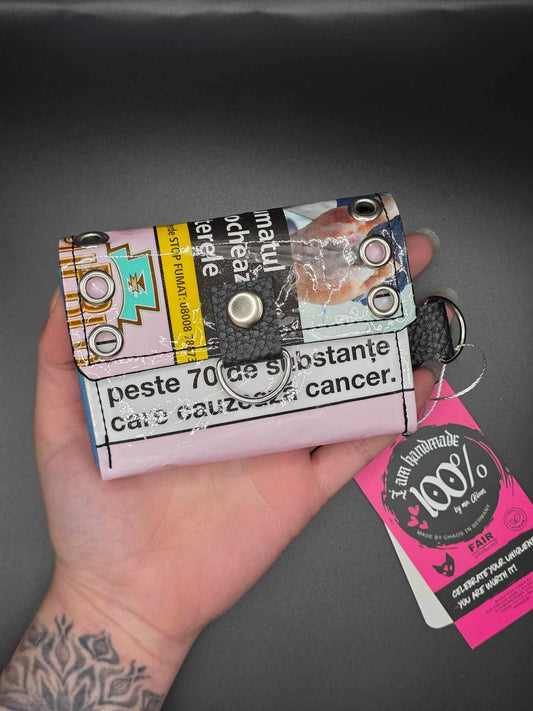 W16.2 wallet - upcycled, cats