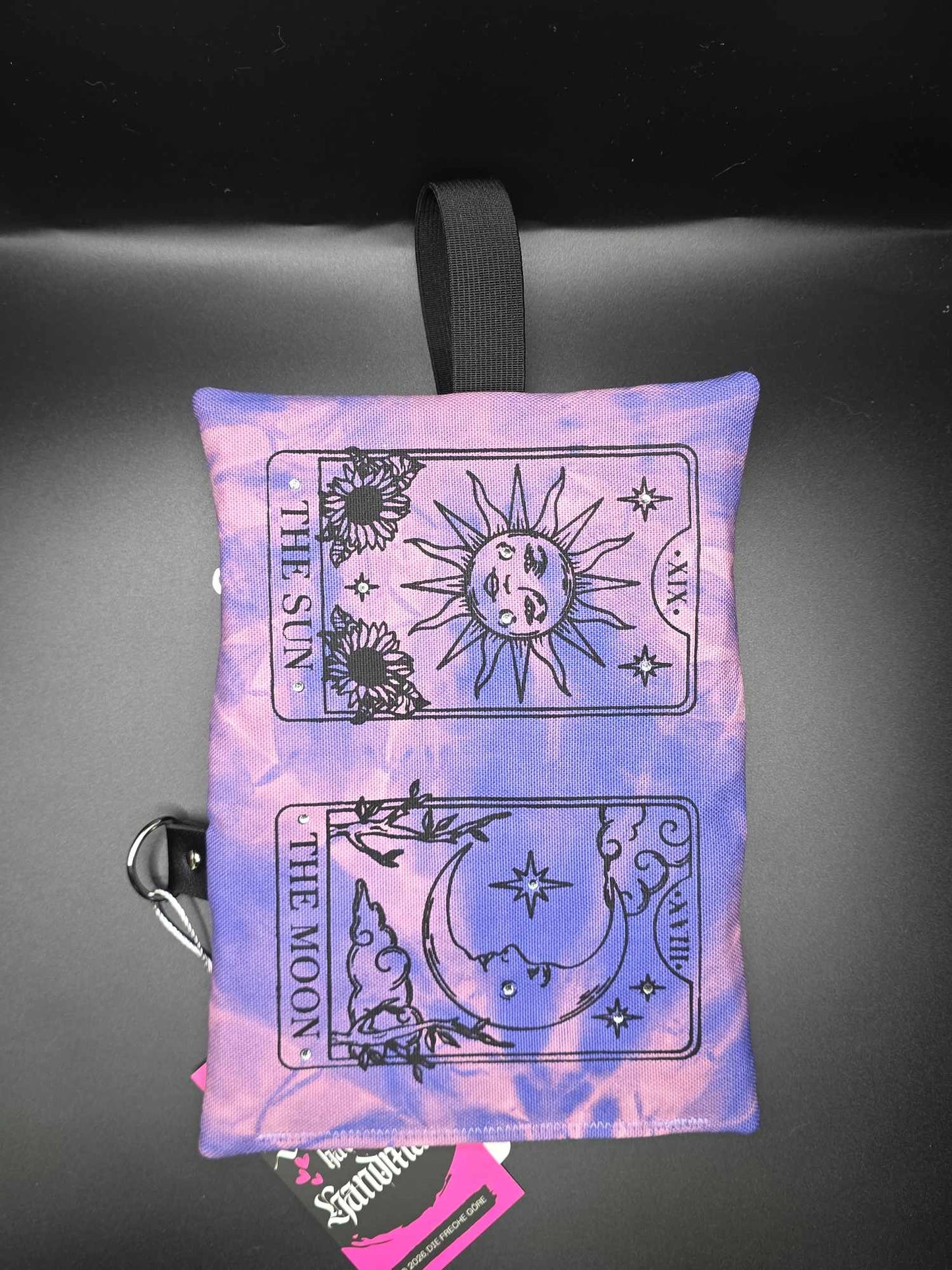 TT14.7 Tabaktasche, Tarot - Rhinestones