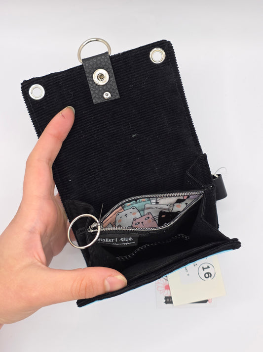 3.16 upcycling wallet - CATS COLORFUL