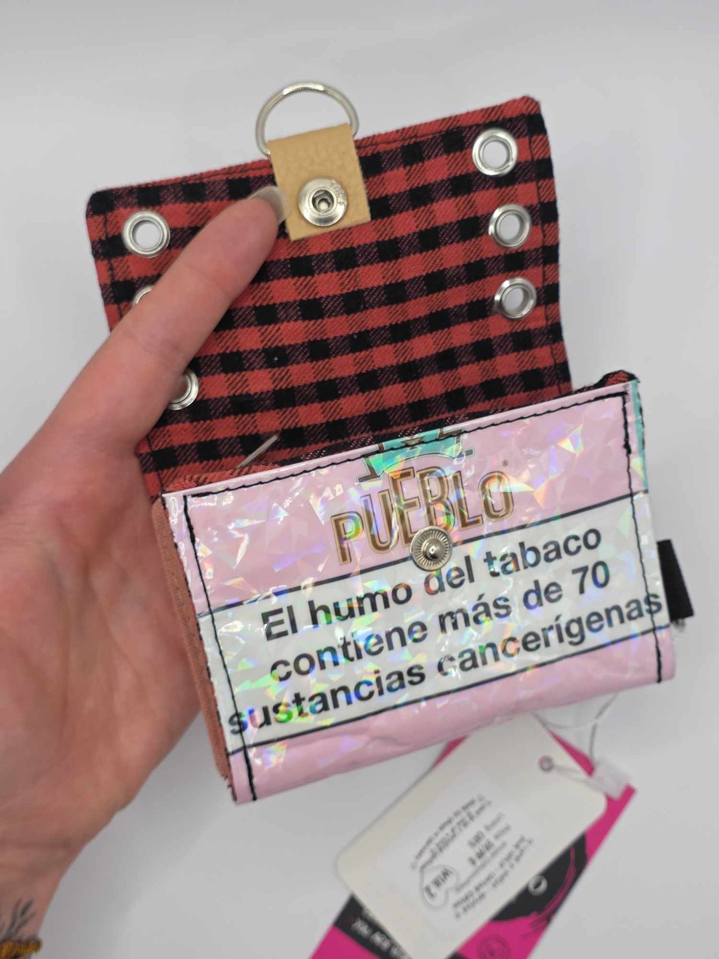 W18.2 wallet - upcycled ✨️holo glas✨️