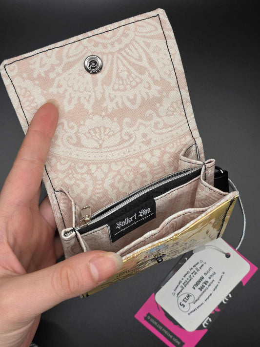 W13.5 wallet - upcycled, mandala