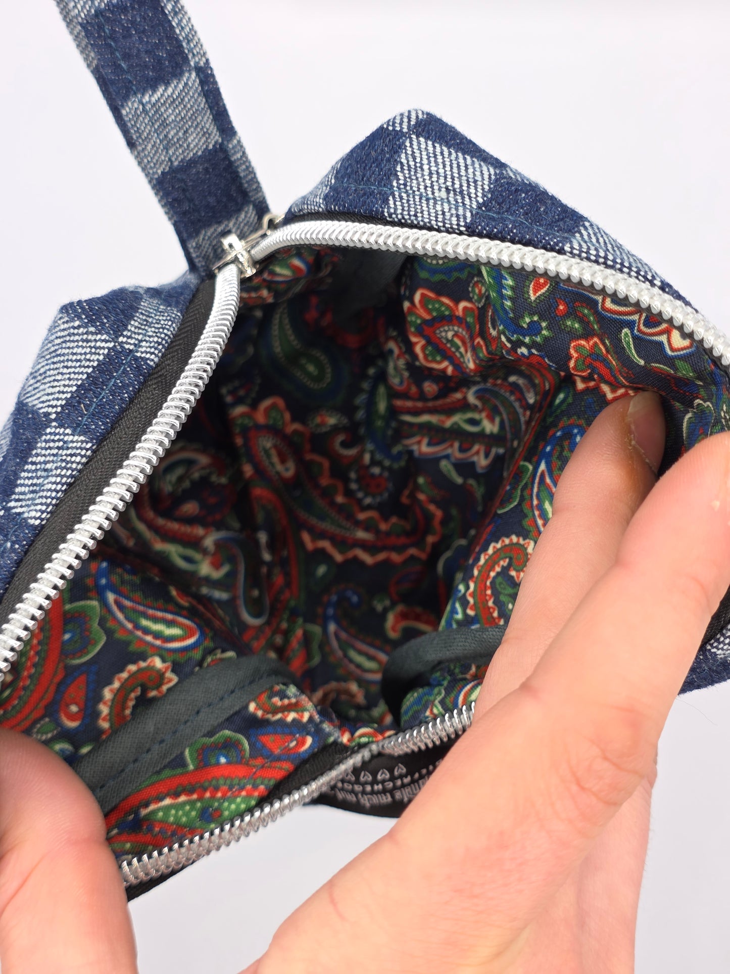 Boxy Bag - Chess - blue