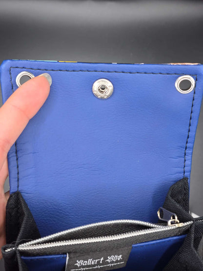 W12.2 wallet - upcycled, cats