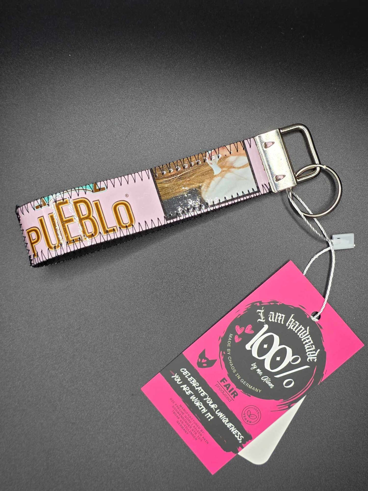 KC1.1 Keychains - Upcycled, rosa
