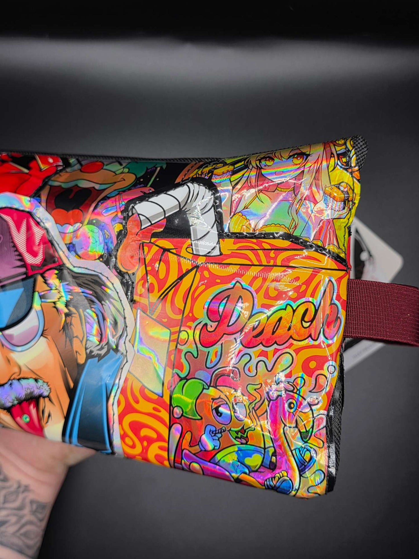 TB1.5 Trippy Zip Bag - upcycled