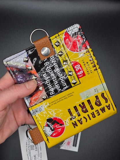 W12.4 wallet - upcycled, Hallo Katze