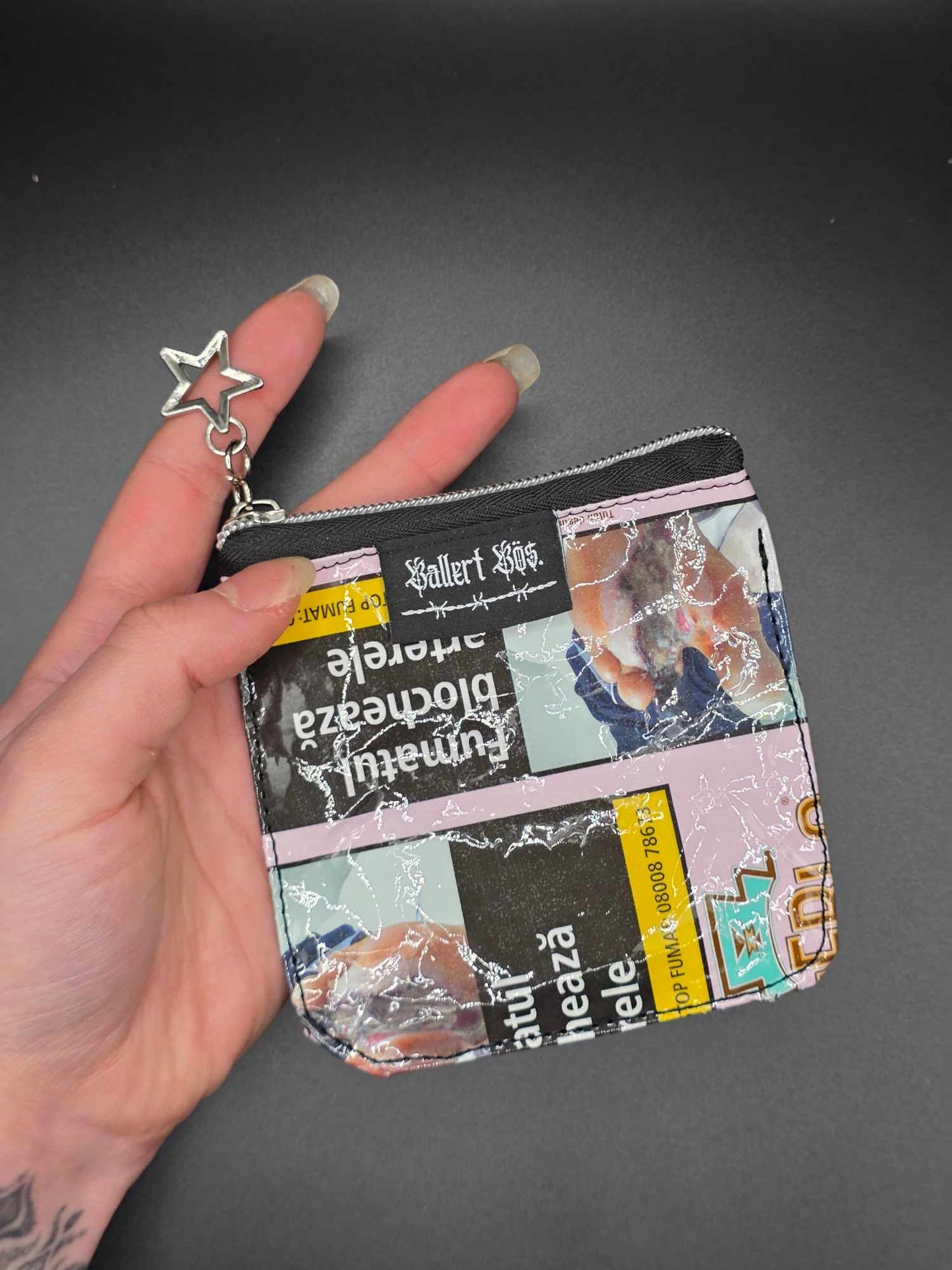 MZ2.1 Mini Zip Wallets - Upcycled, rosa