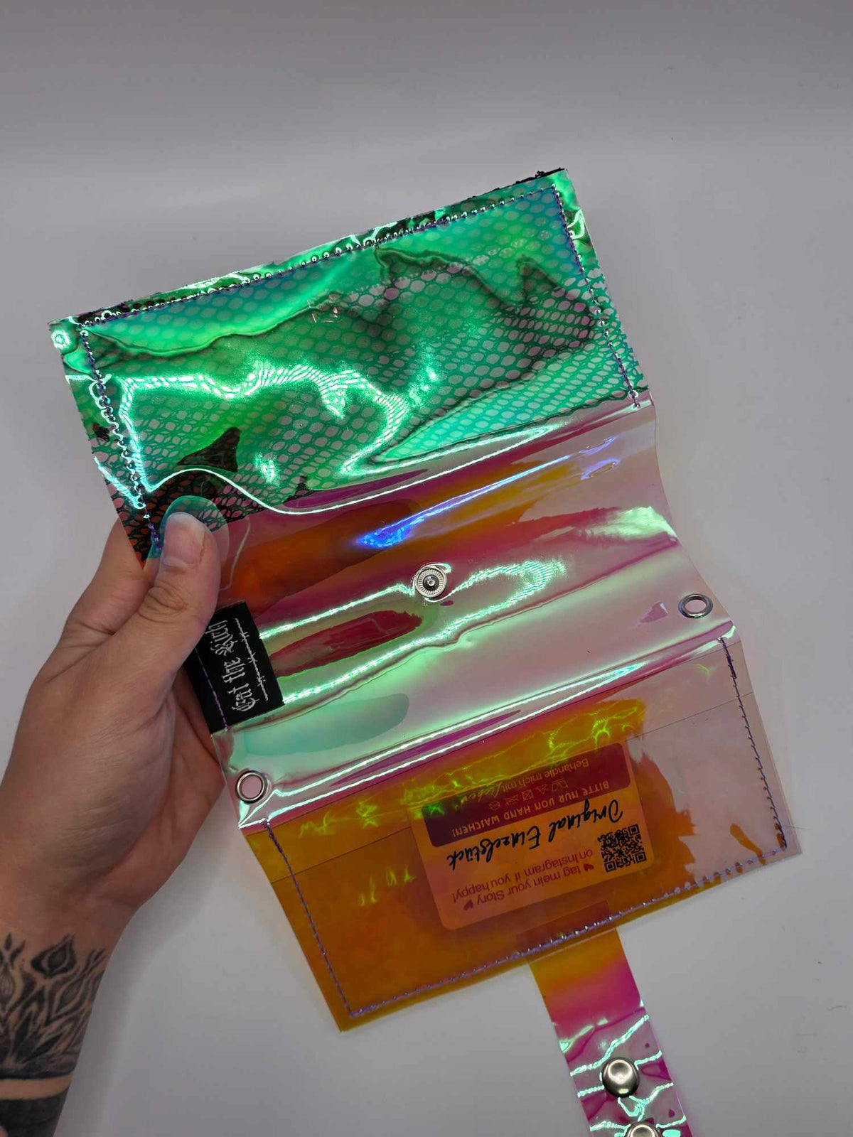 Jelly Tabakbeutel, Transparent, rainbow