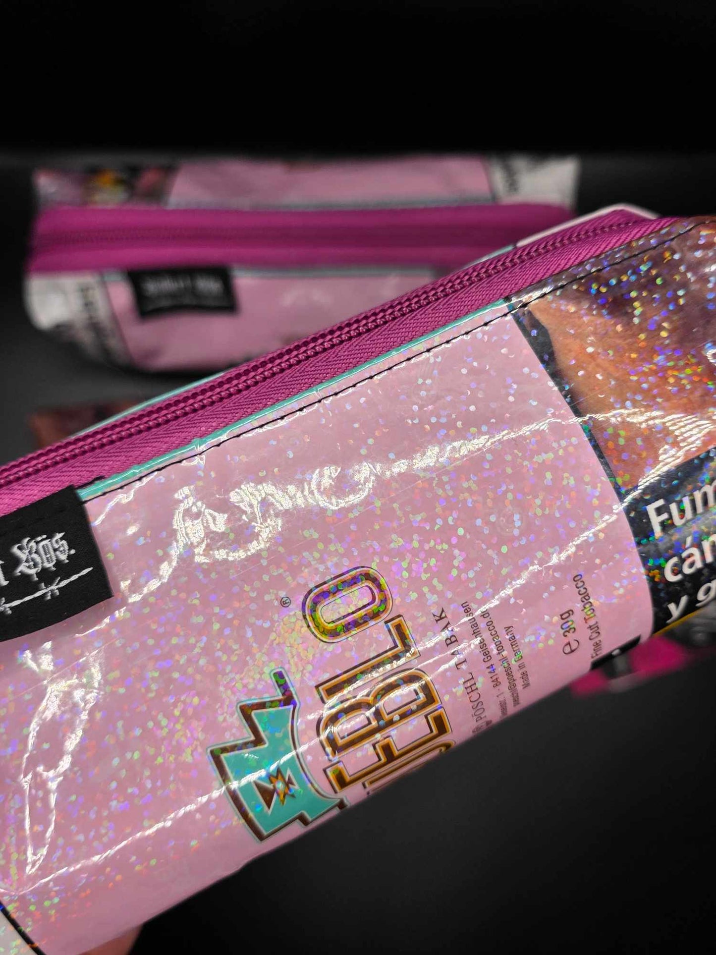 ✨️Holo✨️BB5.1-3 Boxy Bag Pencil Case - upcycled