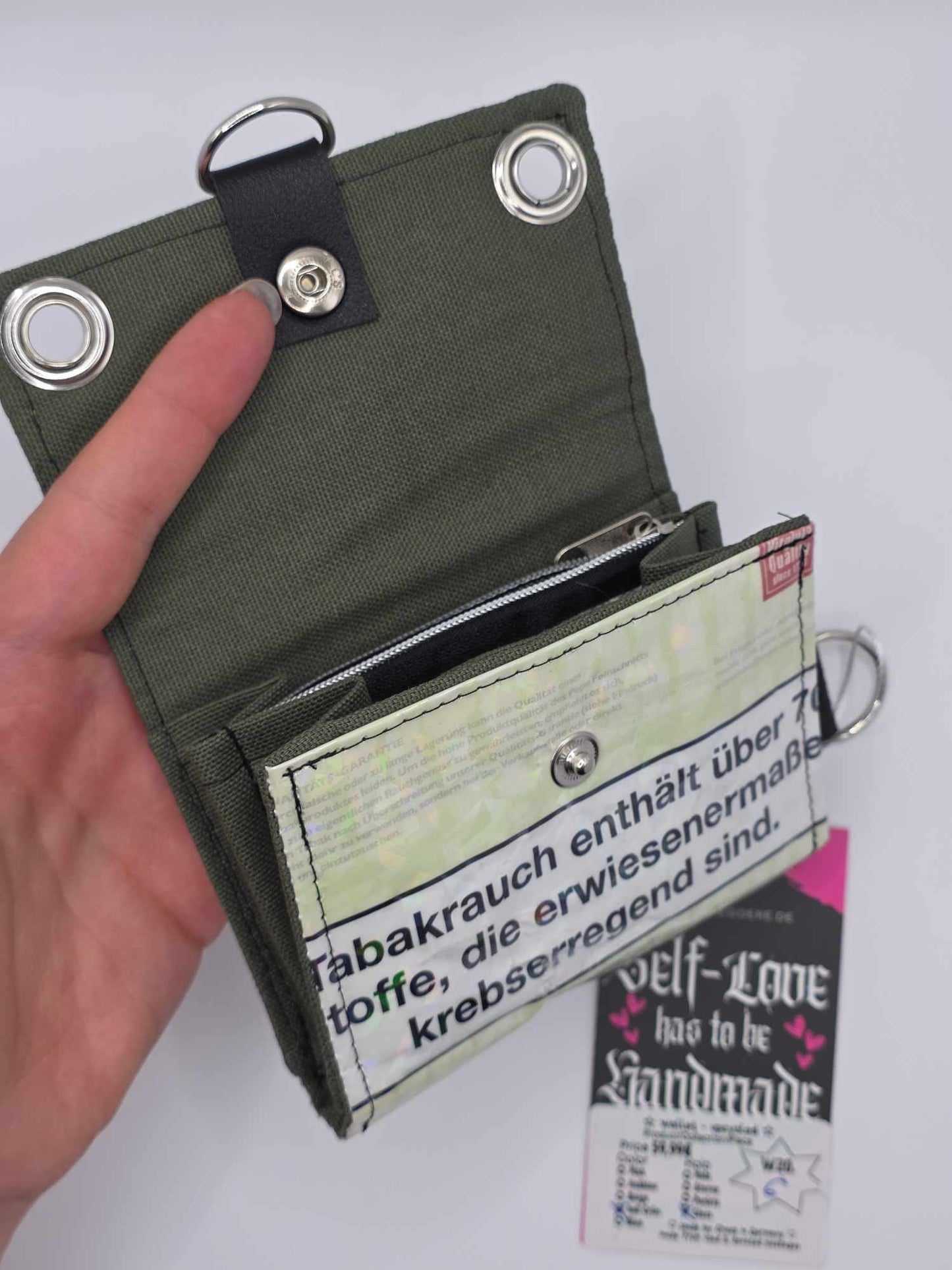 W20.6 wallet - upcycled ✨️broken glass✨️
