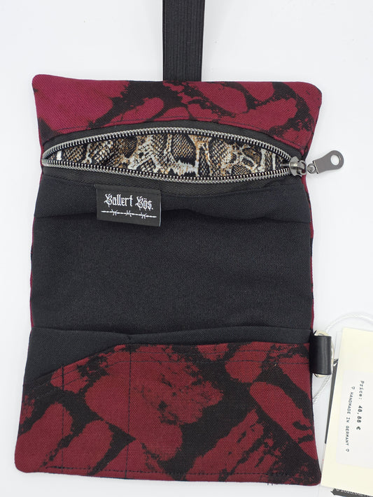 4.2 Tabacco pouch - basic - black purple bleach pattern