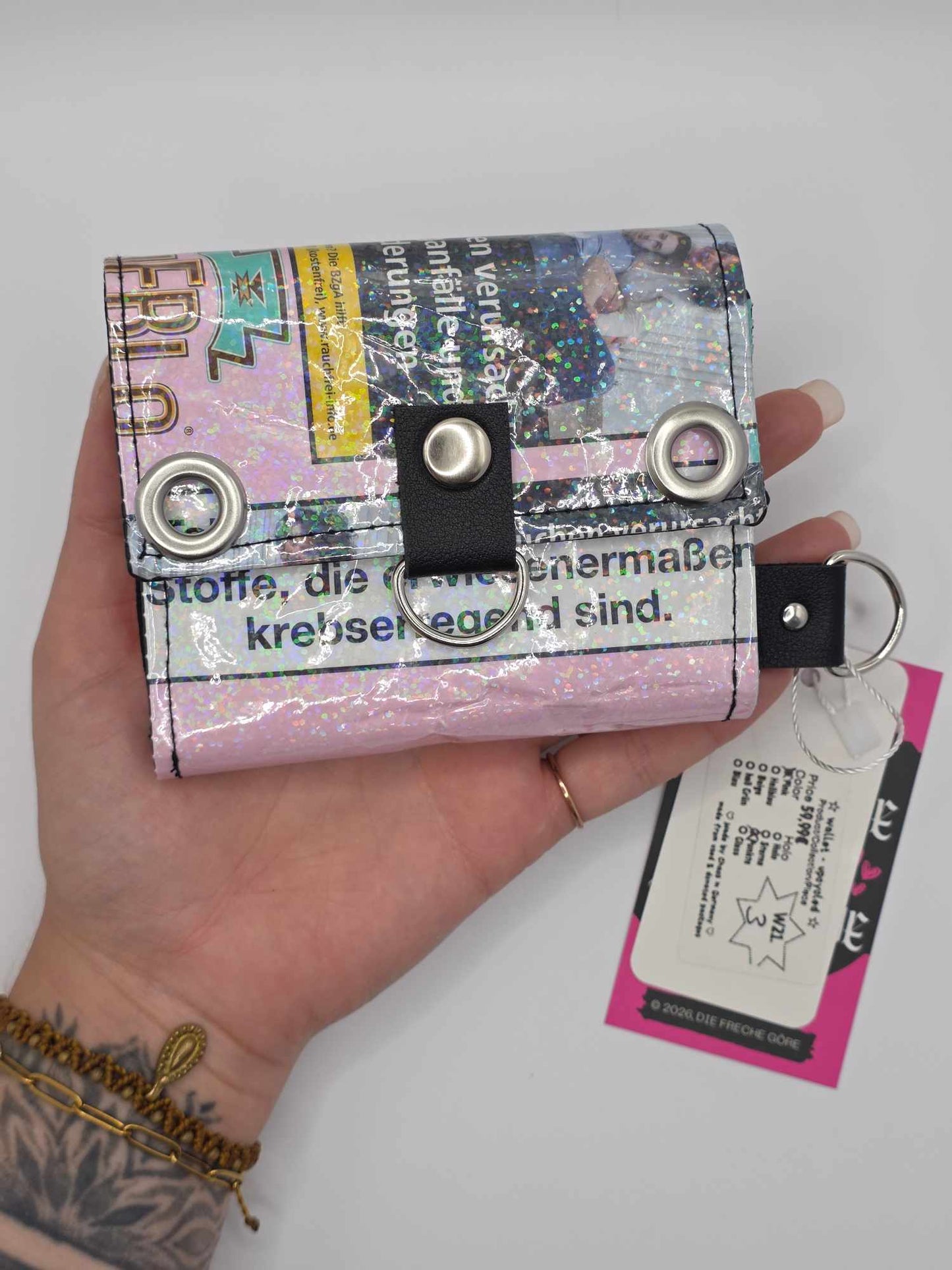 W21.3 wallet - upcycled ✨️Pünktchen✨️