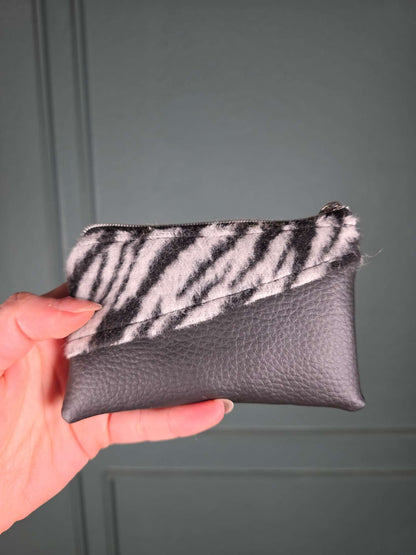 Animal Zip Wallet, Zebra