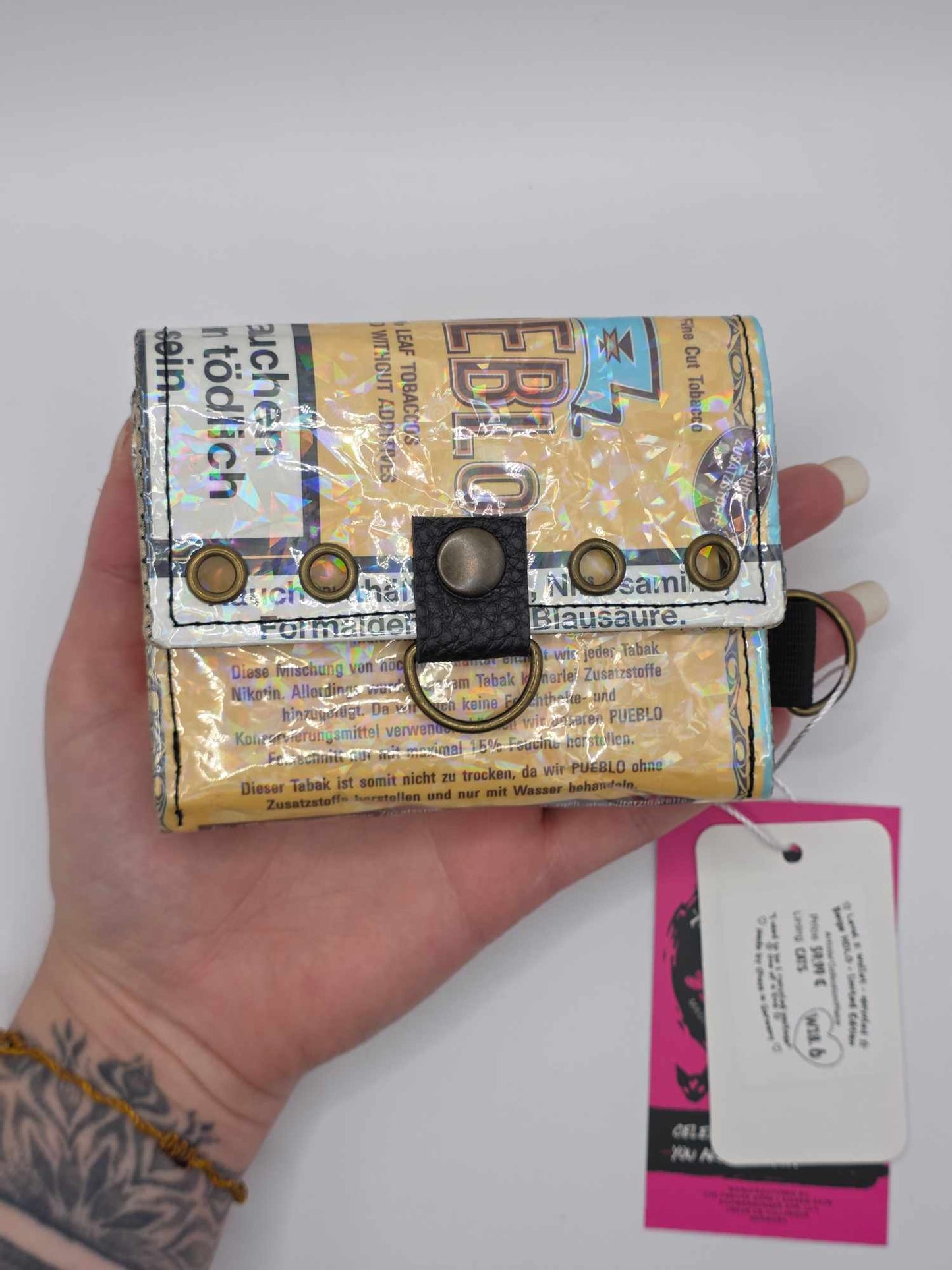 W18.6 wallet - upcycled ✨️holo glas✨️