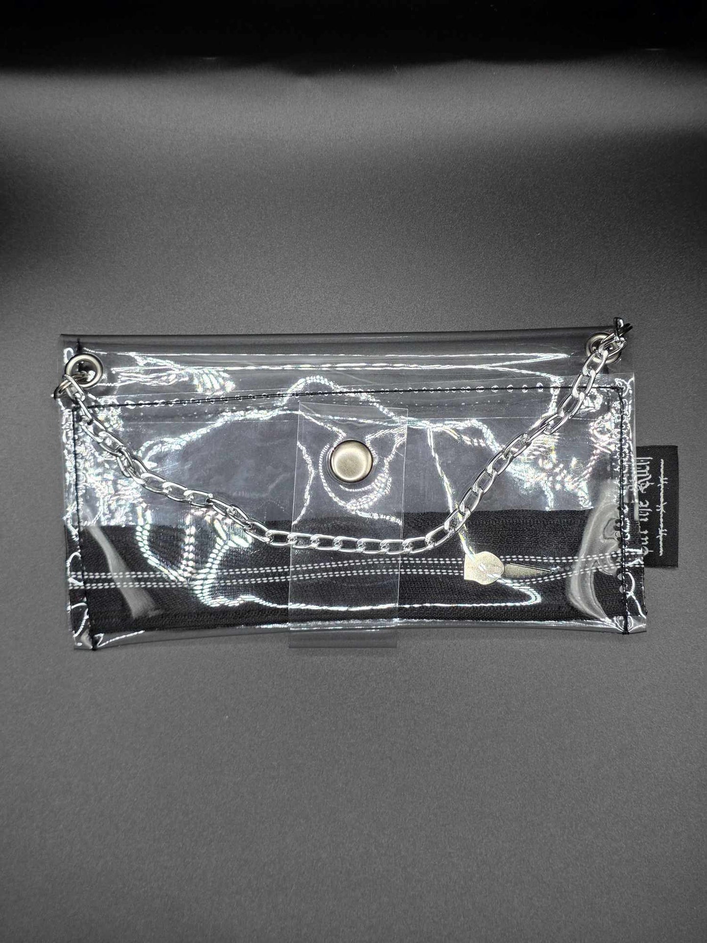 Vinyl Tabaktasche, Transparent
