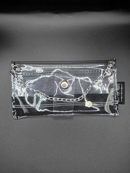 Vinyl Tabaktasche, Transparent