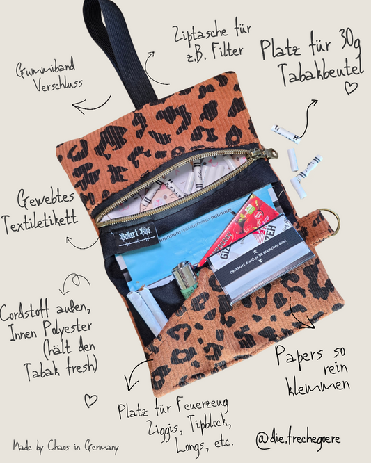 BTT Basic Tabacco Pouch - Cord, leo