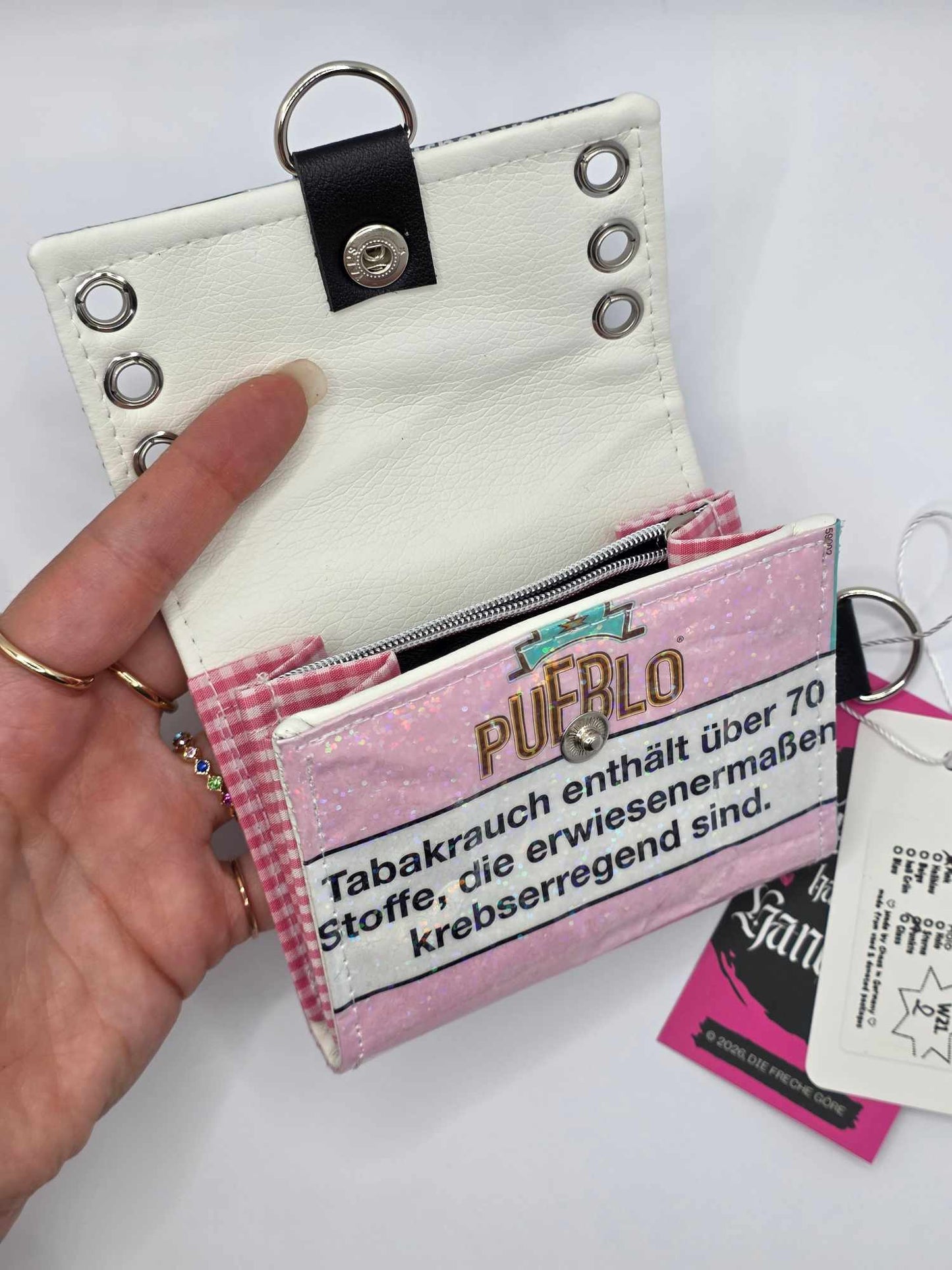 W21.2 wallet - upcycled ✨️Pünktchen✨️