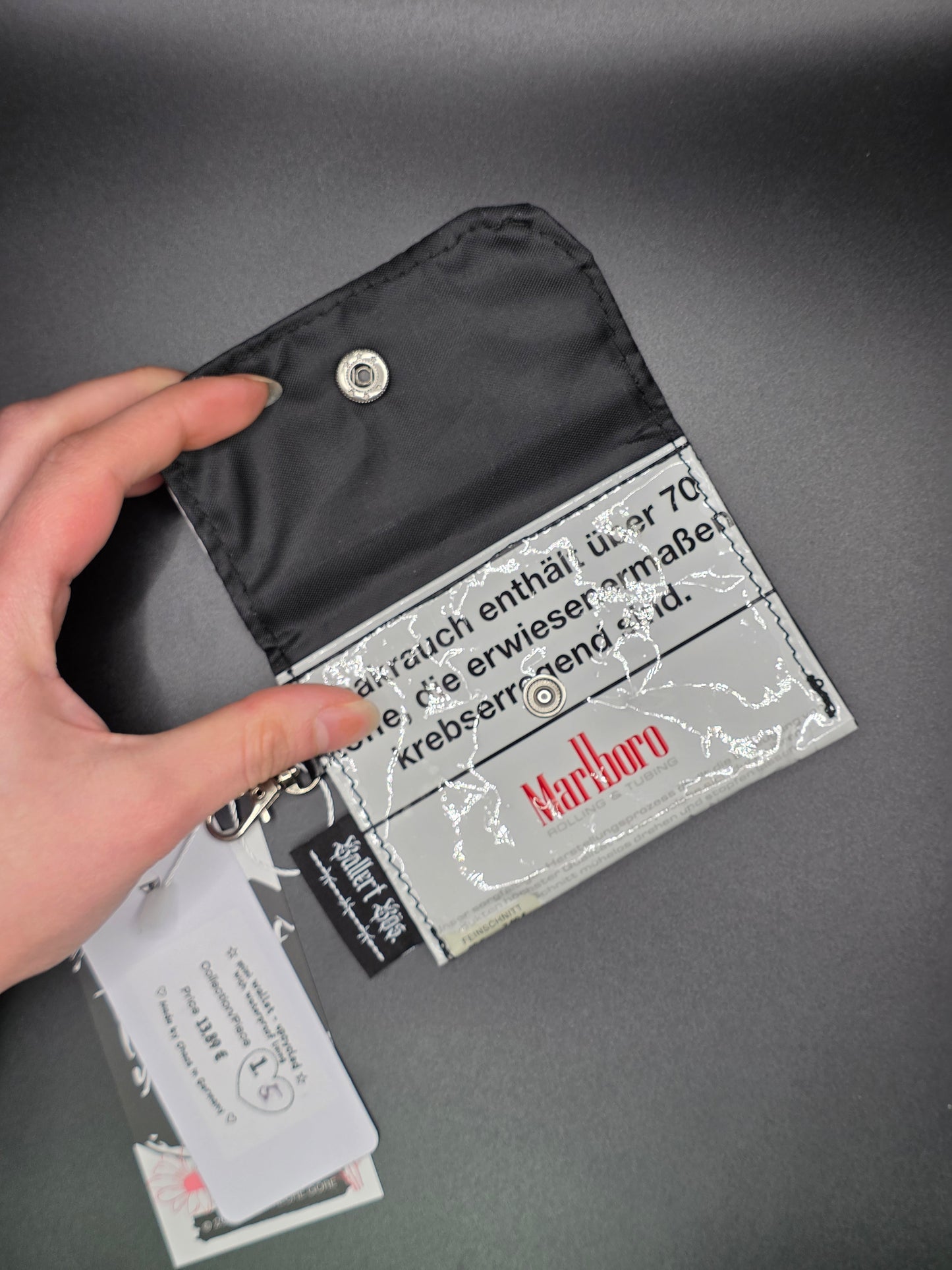 Mini wallets, red - Upcycled