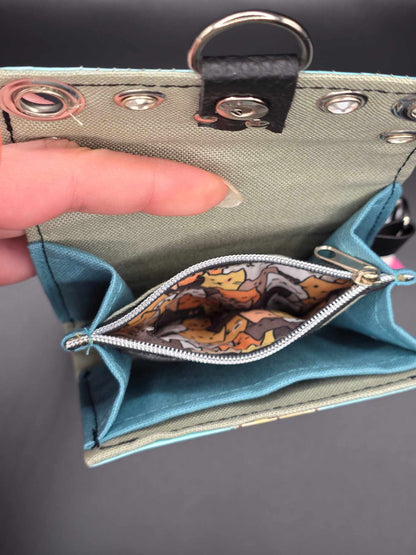 W15.1 wallet - upcycled, cats