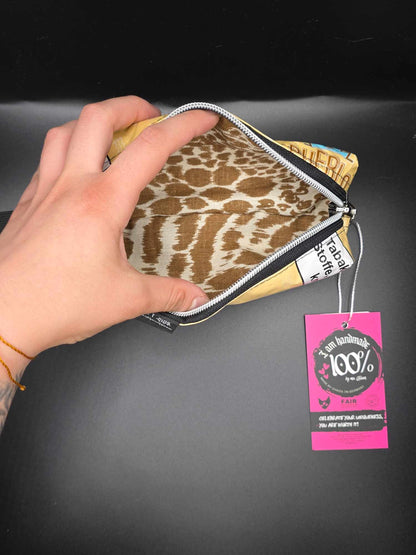 BB6.6 Boxy Bag Pencil Case - upcycled, beige