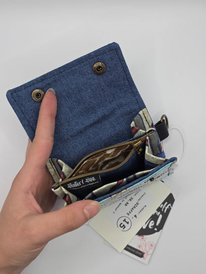 4.15 upcycling wallet, giraffe